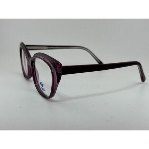 EVIDENCE - Purple Plastic Eyeglasses TR 90 YY8701 C6 50-18-146 - Picture 2 of 6